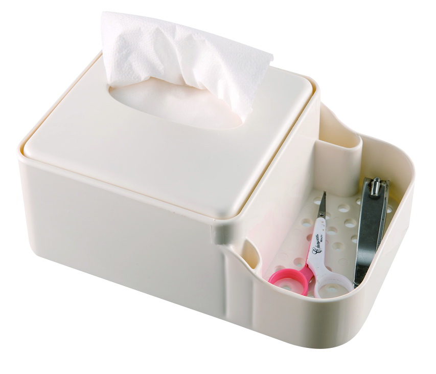  節能餐巾紙盒-桌上型(白)