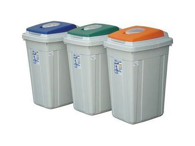 日式分類附蓋垃圾桶FM-CL26