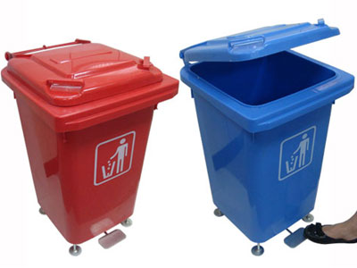 腳踏式資源回收桶M60