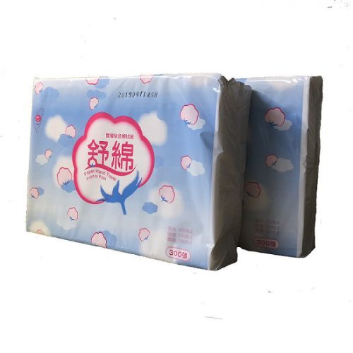 舒綿三折式擦手紙(環保)