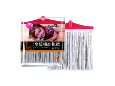 棉紗拖把頭+木桿